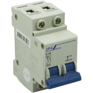 Mini Disjuntor Bipolar 16A Curva C JNG