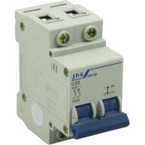 Mini Disjuntor Bipolar 20A Curva C JNG