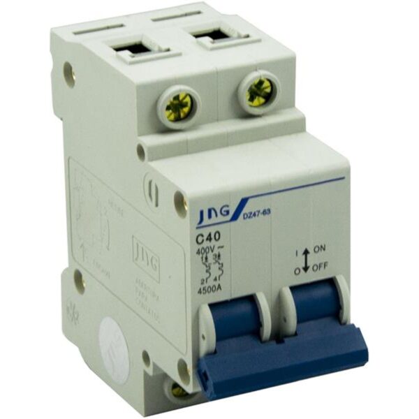 Mini Disjuntor Bipolar 40A Curva C JNG