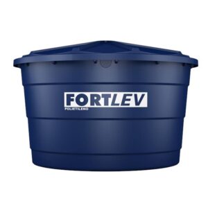Caixa d’Água Polietileno com Tampa Azul 5000L Fortlev