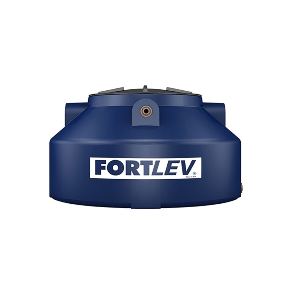 Caixa d’Água Polietileno Fortplus com Tampa Rosca Azul 310L Fortlev