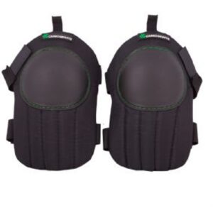 Joelheira Tecido/Plástico Preta Velcro Carbografite