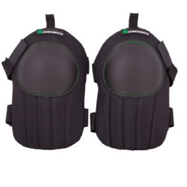 Joelheira Tecido/Plástico Preta Velcro Carbografite