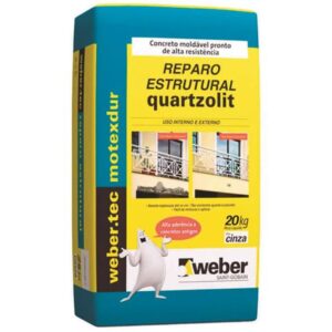 Argamassa de Reparo Estrutural 20Kg Quartzolit