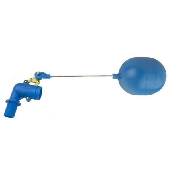 Torneira Boia Plástica com Balão Plástico Azul Vazão Total Garden