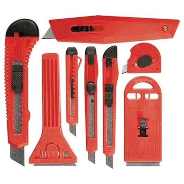 Jogo Estilete 4x9mm/ 2x18mm 6 Estiletes 2 Raspadores MTX