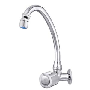 Torneira para Cozinha Parede Bica Média Cromado Light 3159 C41