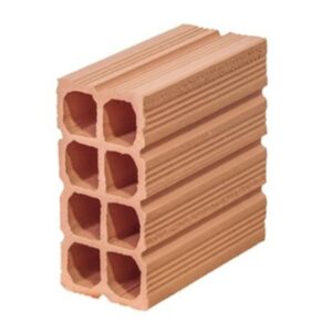 Bloco Cerâmico de Vedação Baianinho 9x19x19cm Nova União