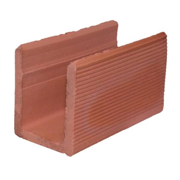 Canaleta Cerâmica de Vedação 11,5x14x24cm Nova União