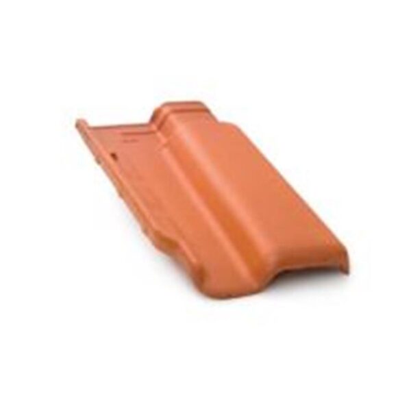 Telha Romana Cerâmica Resinada Vermelha 40,6×23,9cm Barrobello