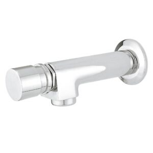 Torneira para Banheiro Parede Bica Reta Pressão Cromado Premium Romar