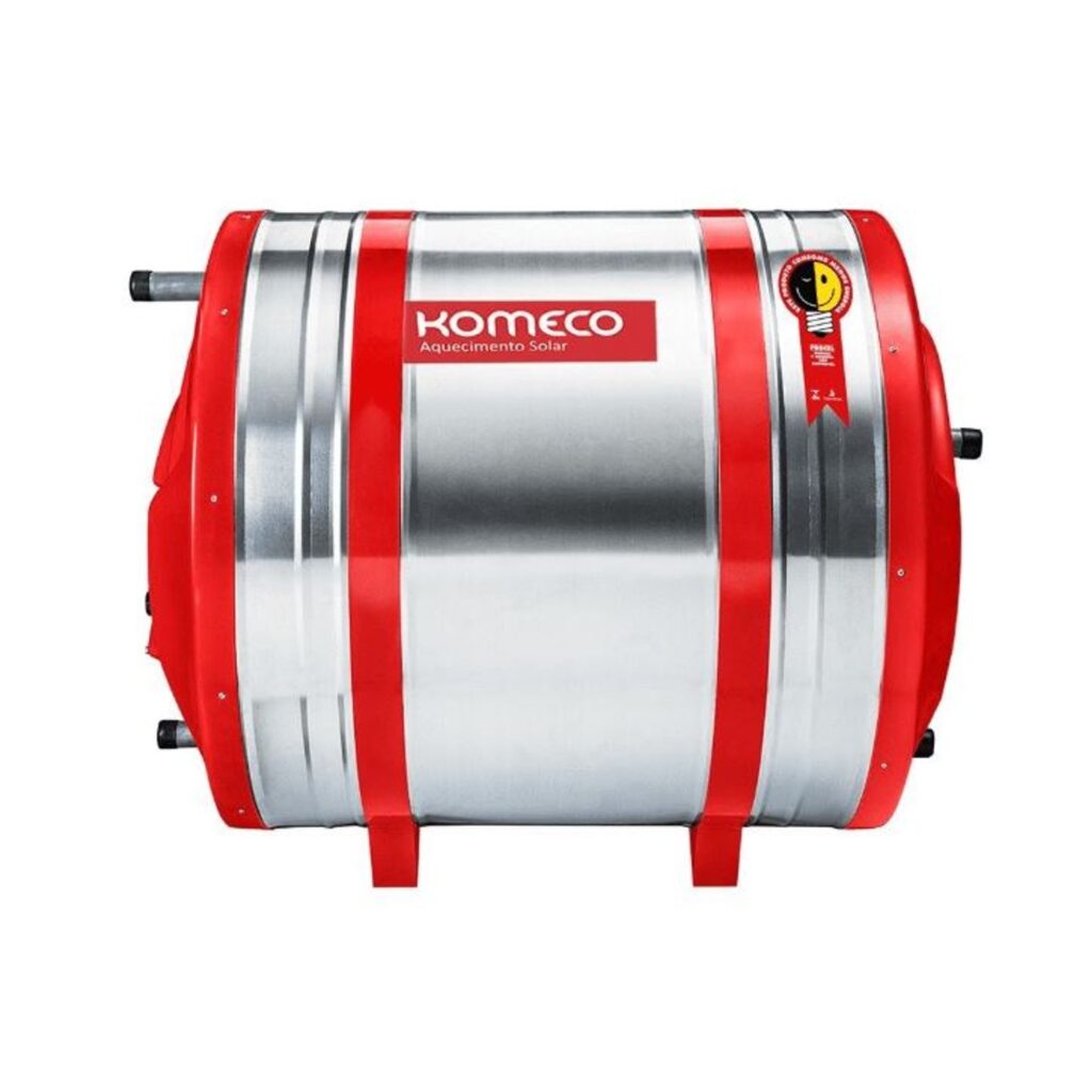 Boiler Solar Reservatório Térmico Baixa Pressão KORT Inox Komeco