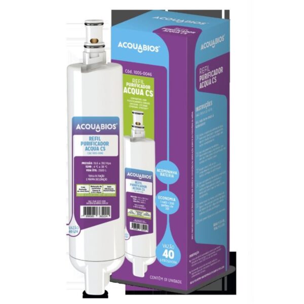 Refil para Purificador CPC31, CPB34, CPC30 e CPB35 compatível Consul