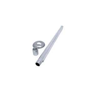 Cano para Chuveiro com Canopla e Luva Alumínio 40cm 1/2″ Bognar