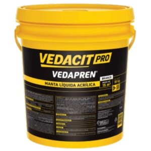 Manta Líquida Acrílica Impermeabilizante Vedapren Pro Branca Vedacit