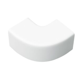 Curva Plana CPAC em ABS Branco HelaClima