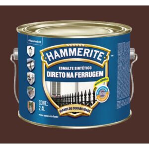 Esmalte Premium Sintético Brilhante Hammerite Marrom Coral