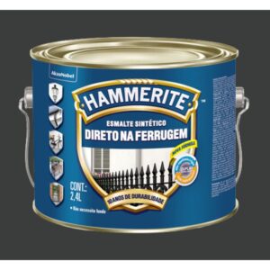 Esmalte Premium Sintético Brilhante Hammerite Preto Coral