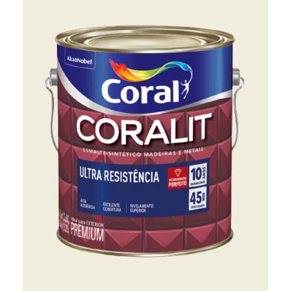 Esmalte Premium Sintético Fosco Coralit 0,9L Coral