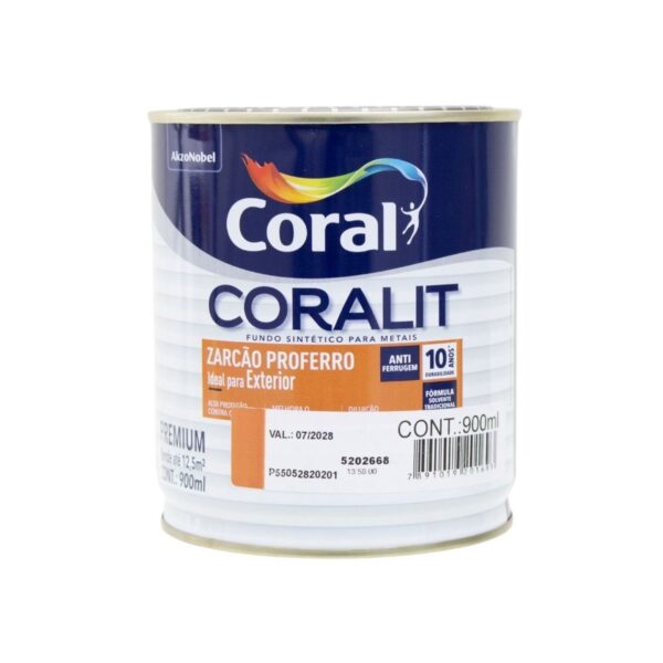 Zarcão Premium Fosco Proferro Coralit Laranja Coral