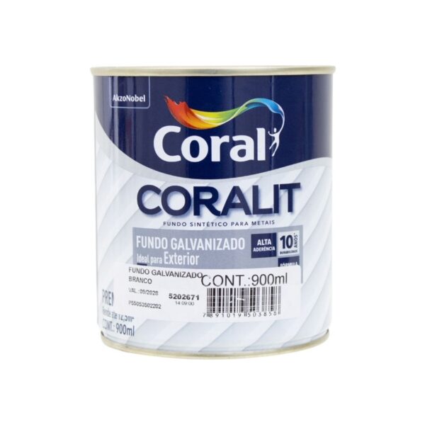 Fundo para Superfícies Galvanizadas Coral