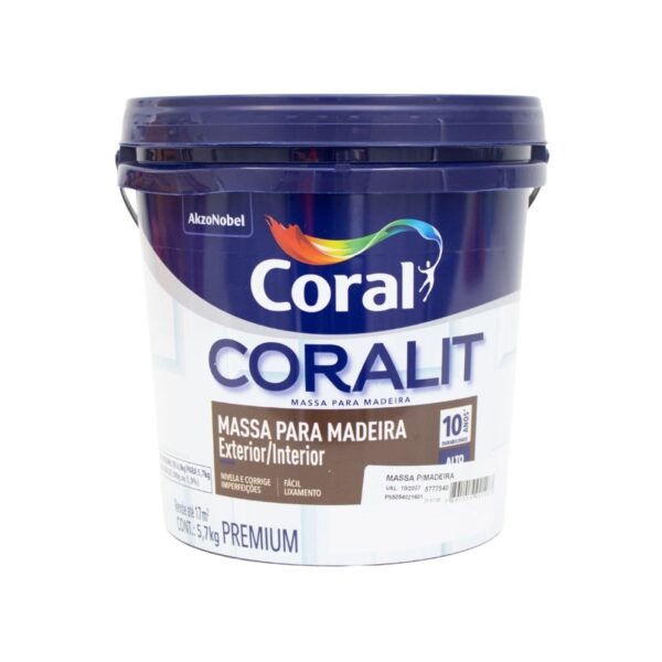 Massa para Madeira Coral