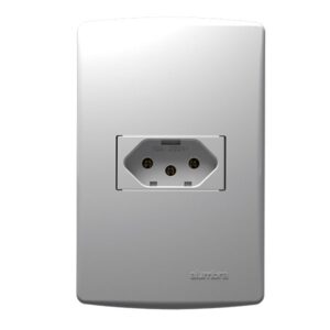 Conjunto Tomada 2P+T 10A 4×2 Biancopro Alumbra