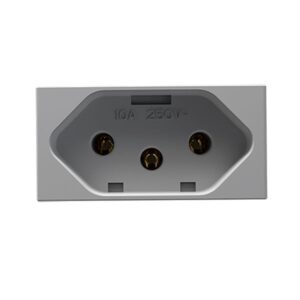 Módulo Tomada 2P+T 10A Modulopro Alumbra