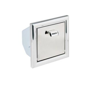 Porta Papel Higiênico de Embutir na Parede com Tampa Cromado