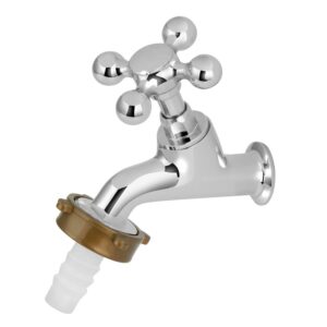 Torneira Tanque/Jardim Parede Bica Curta Cromado 3128 C32 Stoc