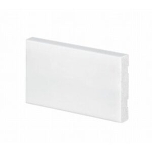 Guarnição Poliestireno Liso Branco Arquitech