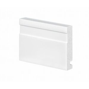 Guarnição Poliestireno Frisado Branco Arquitech