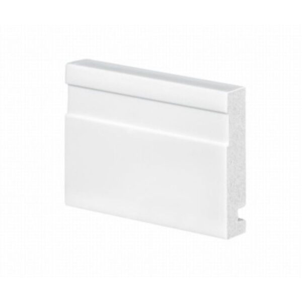 Guarnição Poliestireno Frisado Branco Arquitech