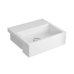 Cuba de Semi-Encaixe Louça Retangular L-733-17 Branca 36,5×33,5cm Deca