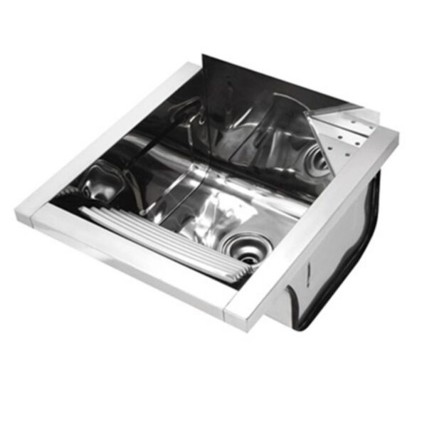 Tanque TS360 com Espelho 23 Litros Aço Inox Polido Docol