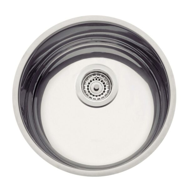 Cuba de Embutir Redonda Aço Inox Alto Brilho Prime Tramontina