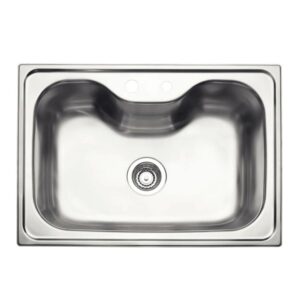 Cuba de Sobrepor Retangular Aço Inox Acetinado Morgana Tramontina