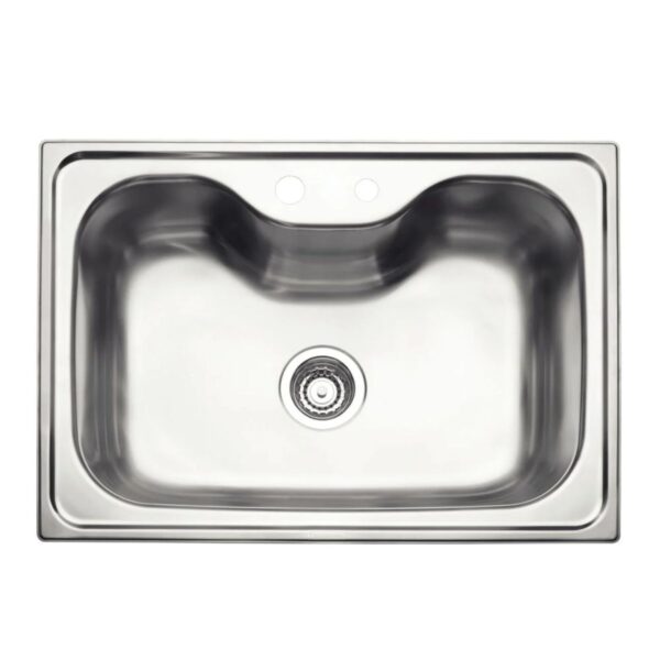 Cuba de Sobrepor Retangular Aço Inox Acetinado Morgana Tramontina