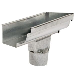 Terminal Bocal Moldura Direito Aço Corte 28 3″ Zincado Calhaforte