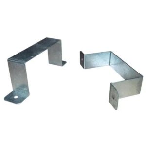 Abraçadeira Condutor Retangular Aço C28 Zincado 13,5x3cm Calhaforte