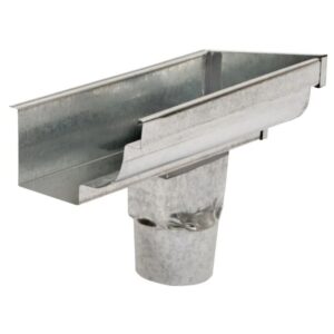 Terminal Bocal Moldura Direito Aço Corte 33 4″ Zincado Calhaforte