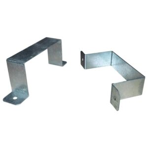 Abraçadeira Condutor Retangular Aço C33 Zincado 15x3cm Calhaforte