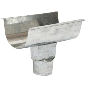 Emenda com Bocal Platibanda Aço Corte 33 4″ Zincado Calhaforte