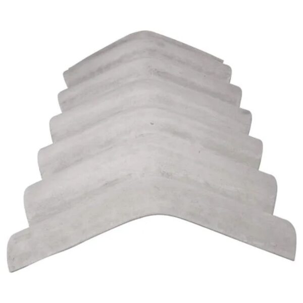 Cumeeira Normal Fibrocimento 15° Graus Cinza 110x30cm Brasilit