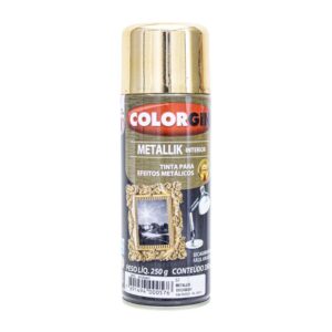 Tinta Spray Metallik 350ml Colorgin