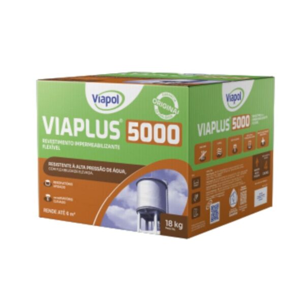Argamassa Impermeabilizante Flexível Viaplus 5000 18Kg Viapol