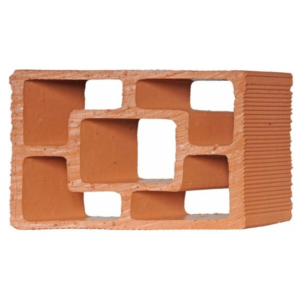 Elemento Vazado Cerâmico Diagonal 25x18x6,8cm Martins