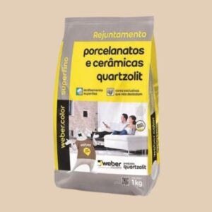Rejunte Porcelanato 1kg Quartzolit