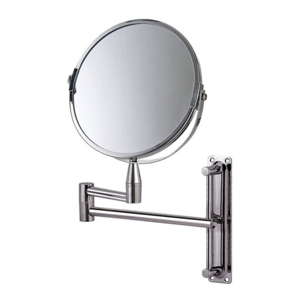 Espelho de Aumento 27×22,5cm Parede Articulado Cromado