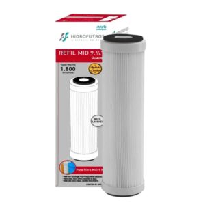 Refil para Filtro de Caixa D’Água 9.3/4″ Lavável Hidrofiltros